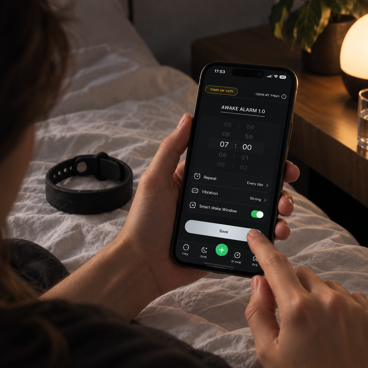 מדריך: איך מגדירים את AWAKE ALARM באפליקציית AWAKE