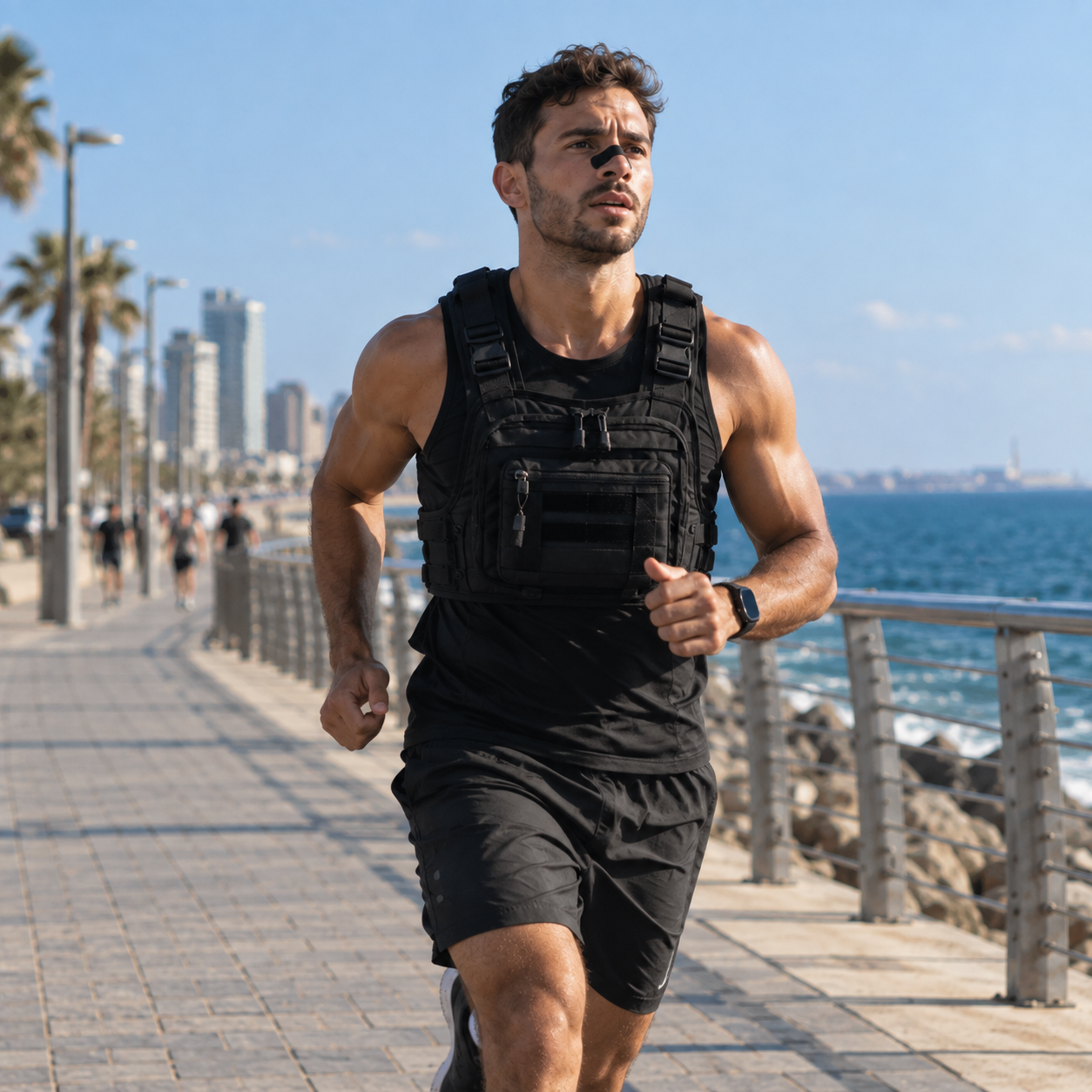 ™RunPack - אפוד ריצה עם תיק חזה